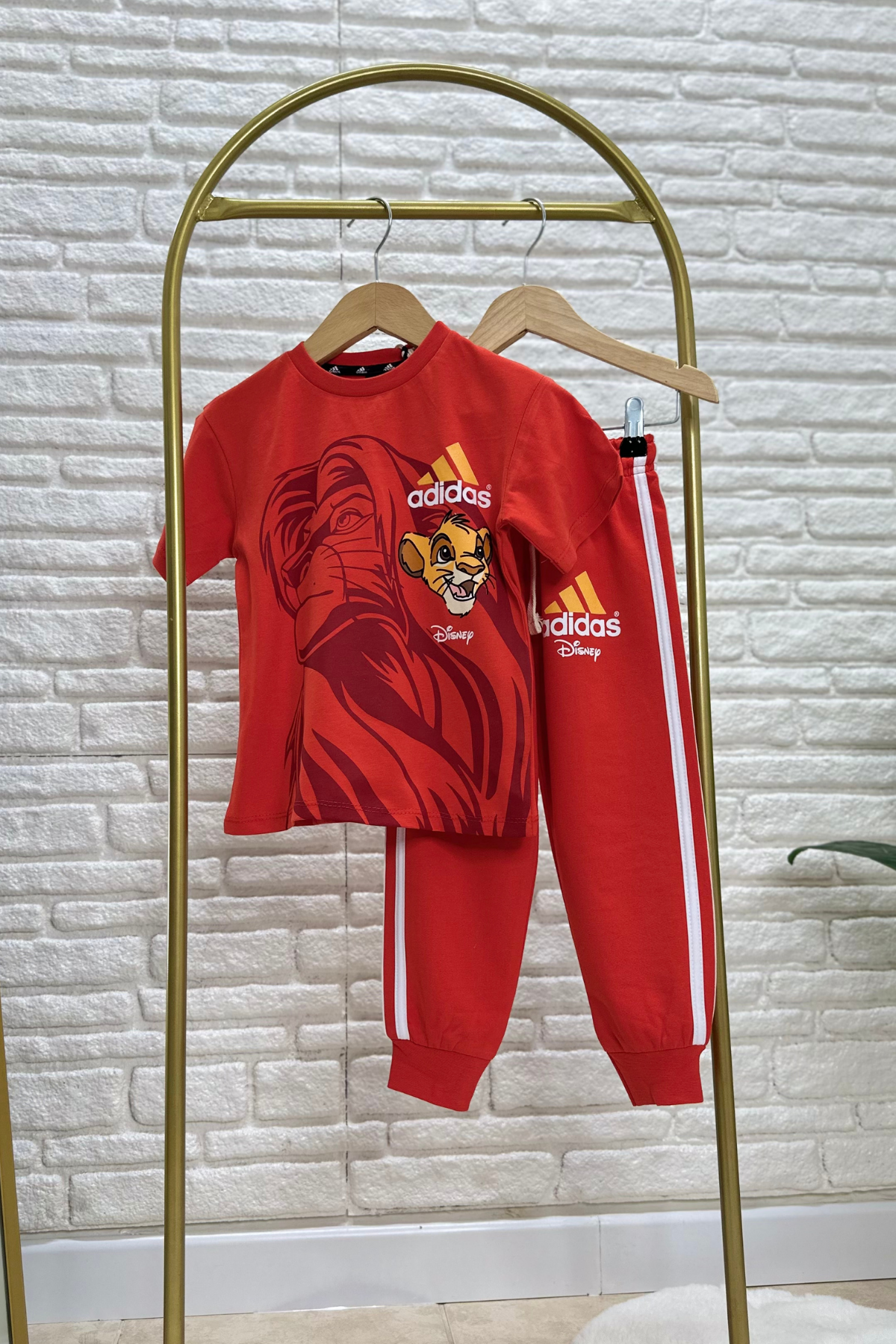 Erkek Çocuk Kırmızı Adids Lion Takım