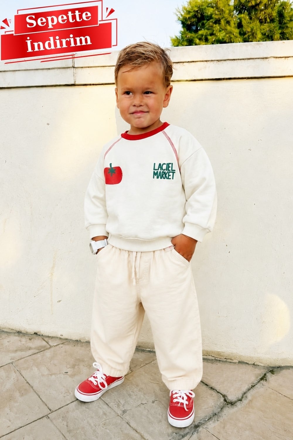 Erkek Çocuk Laciel Tomato Takım