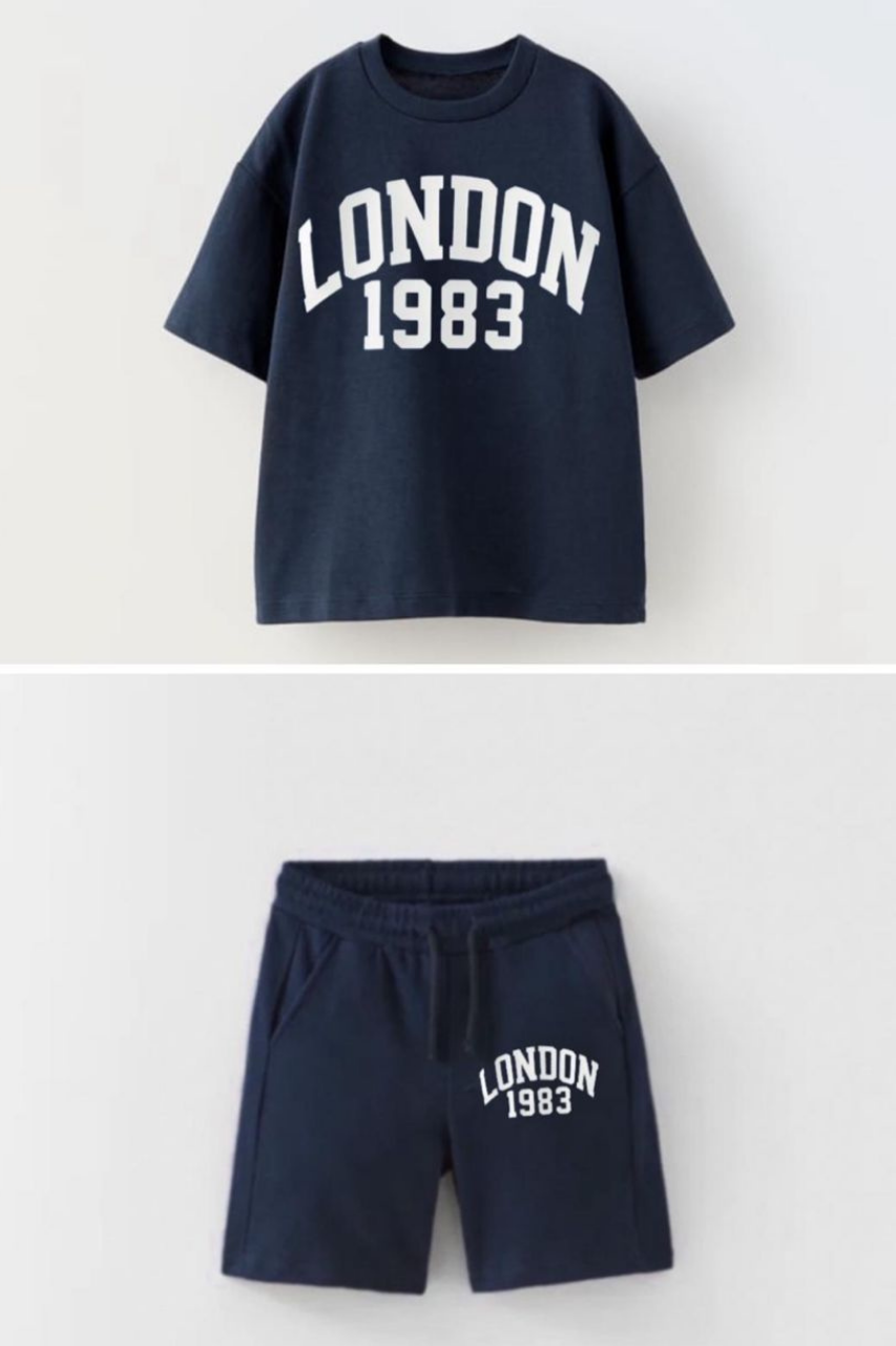 Erkek Çocuk London Laci Şortlu Takım  