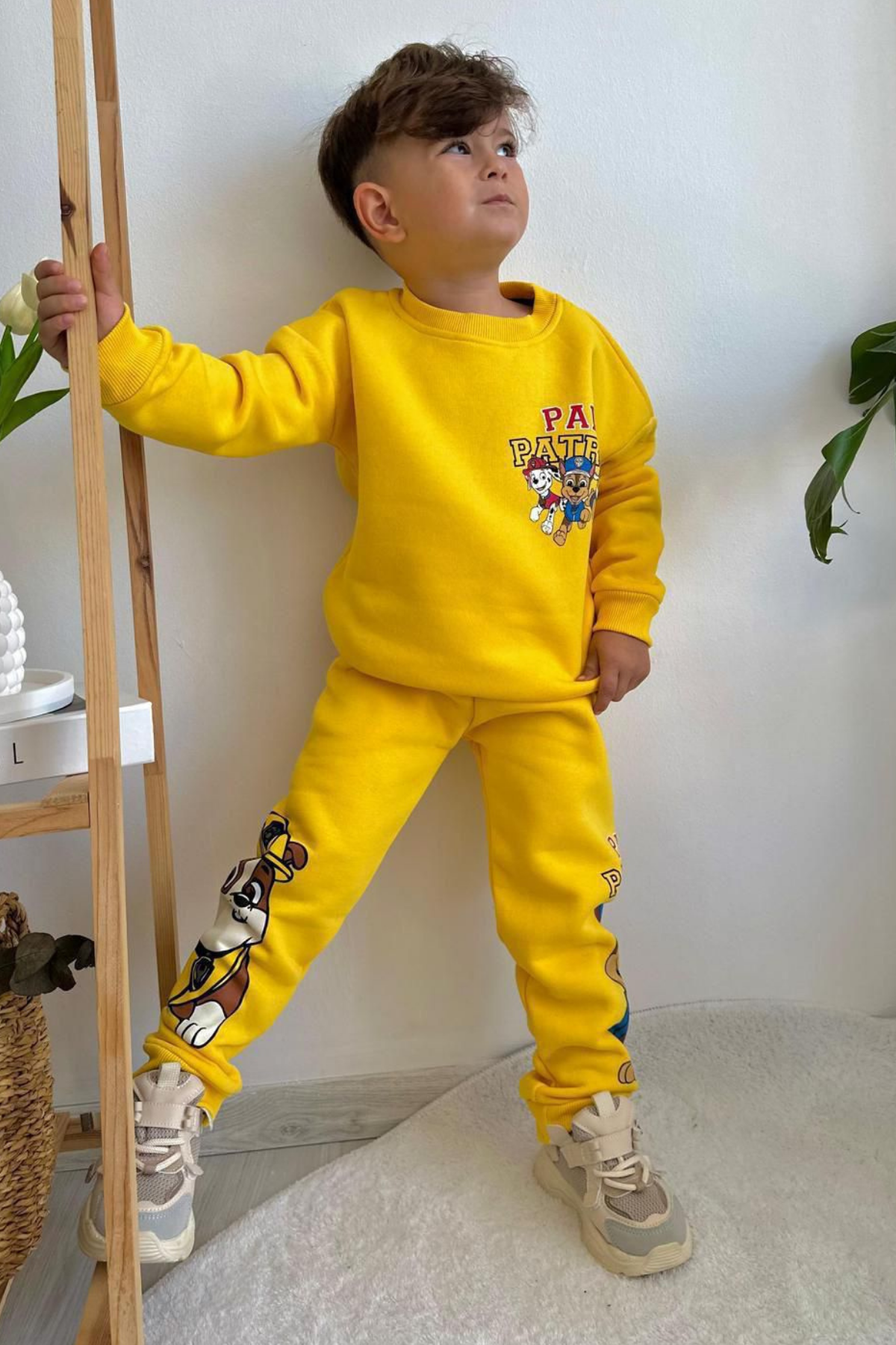 Erkek Çocuk Şardonlu Sarı Pawpatrol Takım