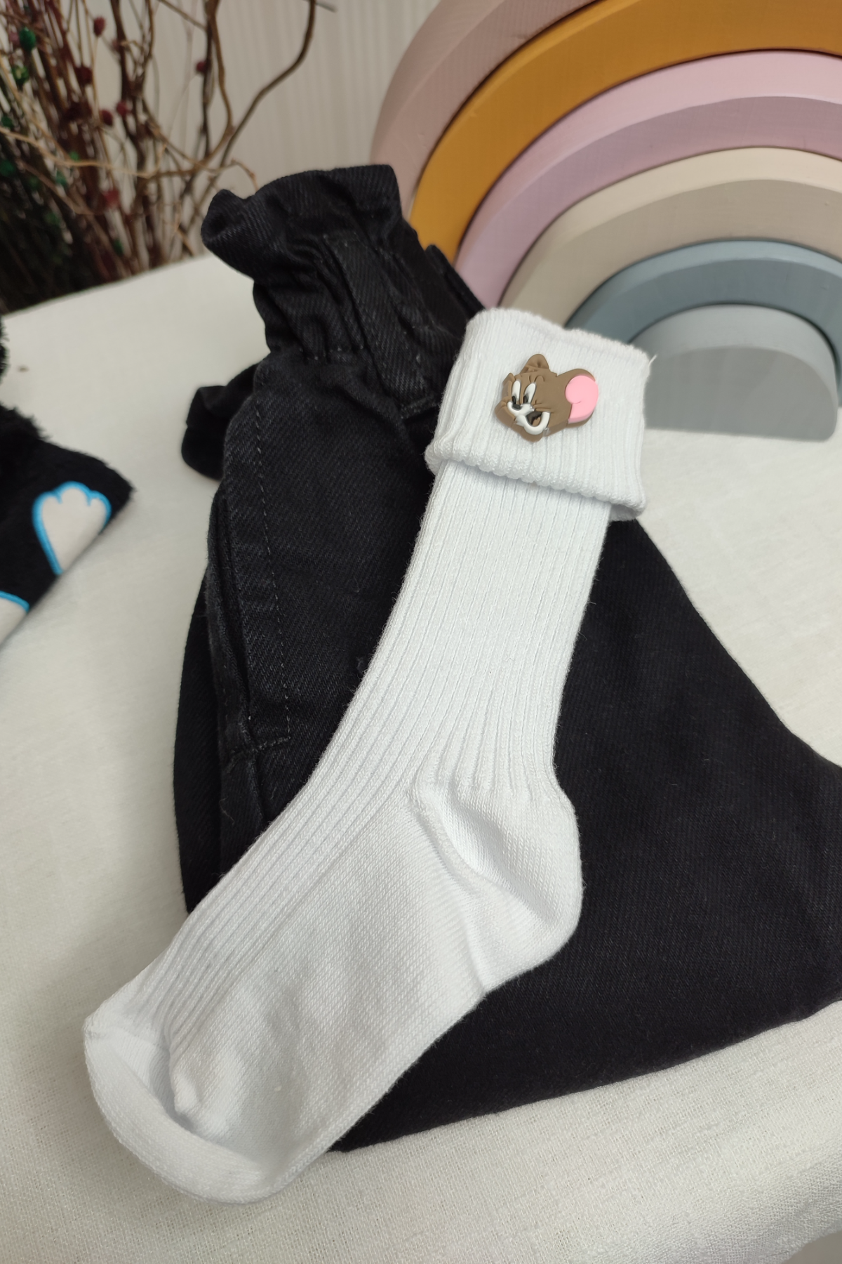 Jerry Figürlü Çorap