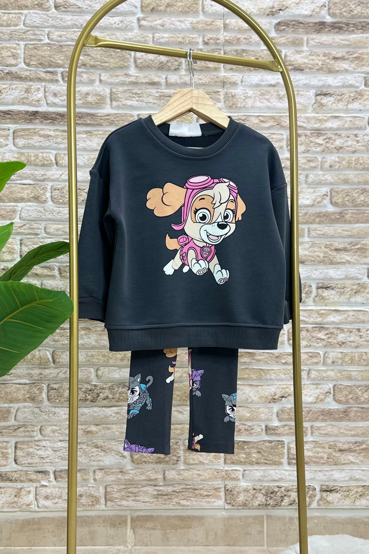 Kız Çocuk 3 İplik Pawpatrol Taytlı Takım