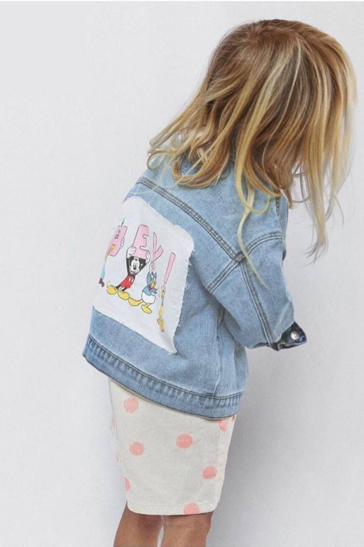 Kız Çocuk Friends Denim Kot Ceket 
