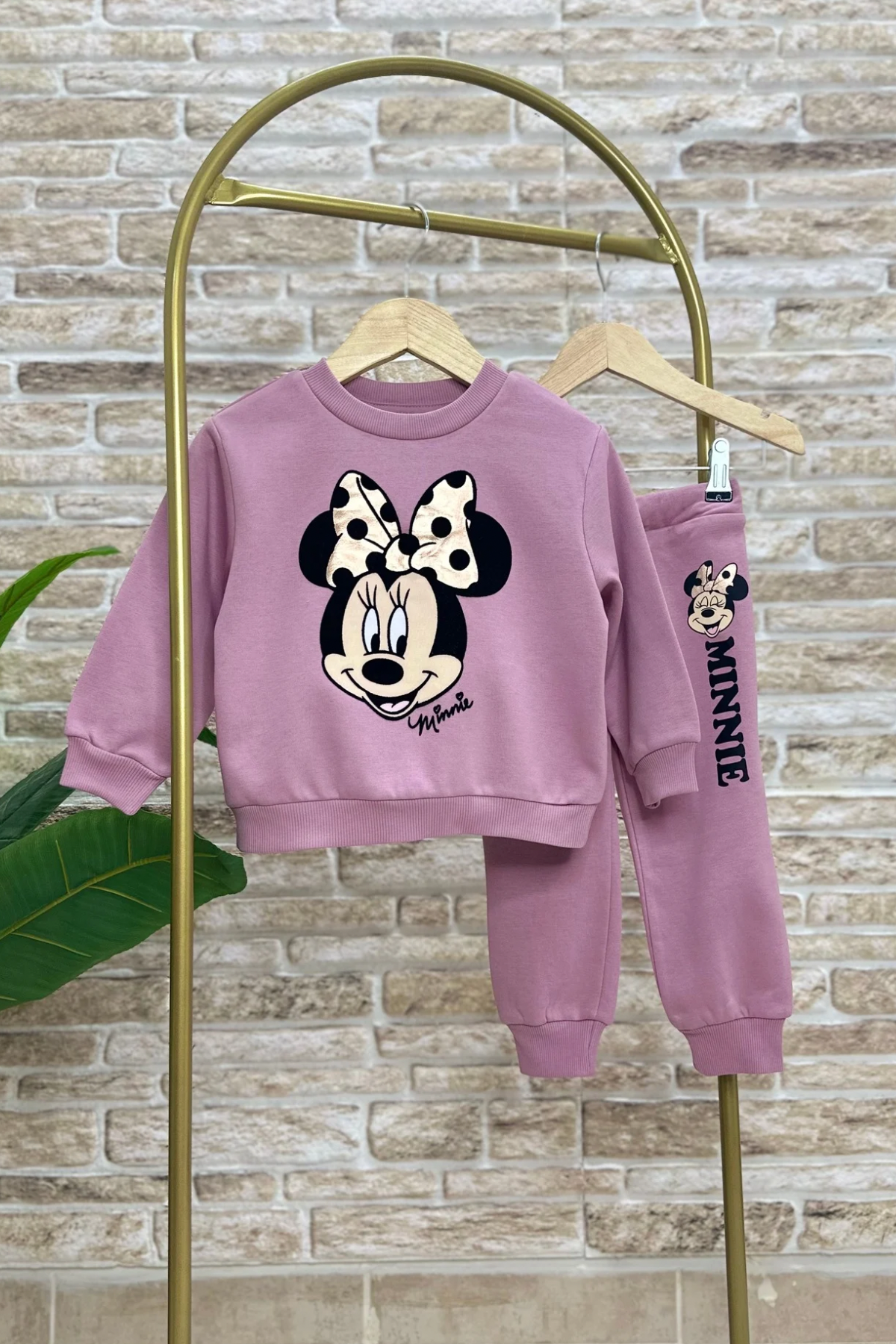 Kız Çocuk Minnie Mouse İkili Takım