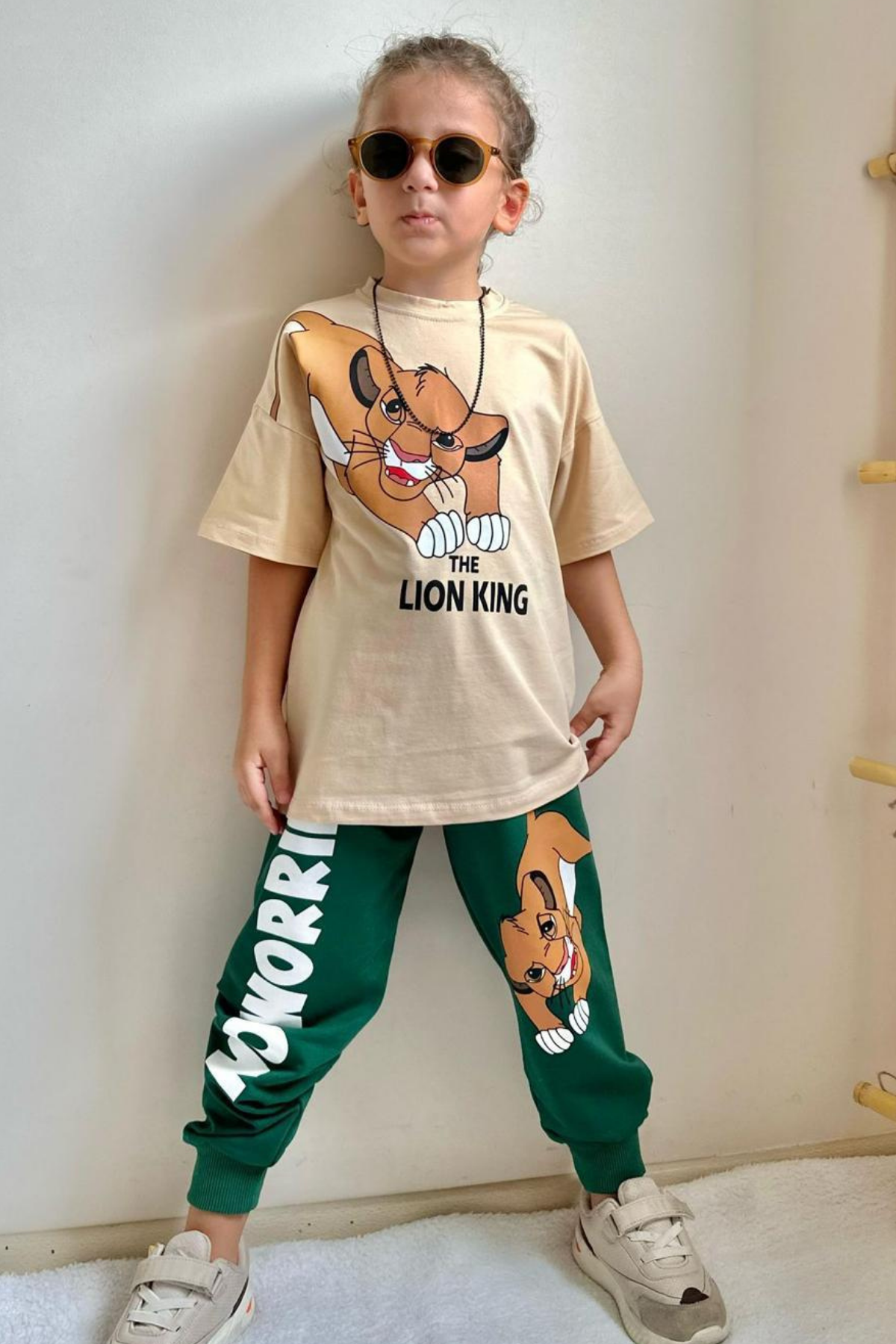 Lion King Yeşil Erkek Çocuk Takım