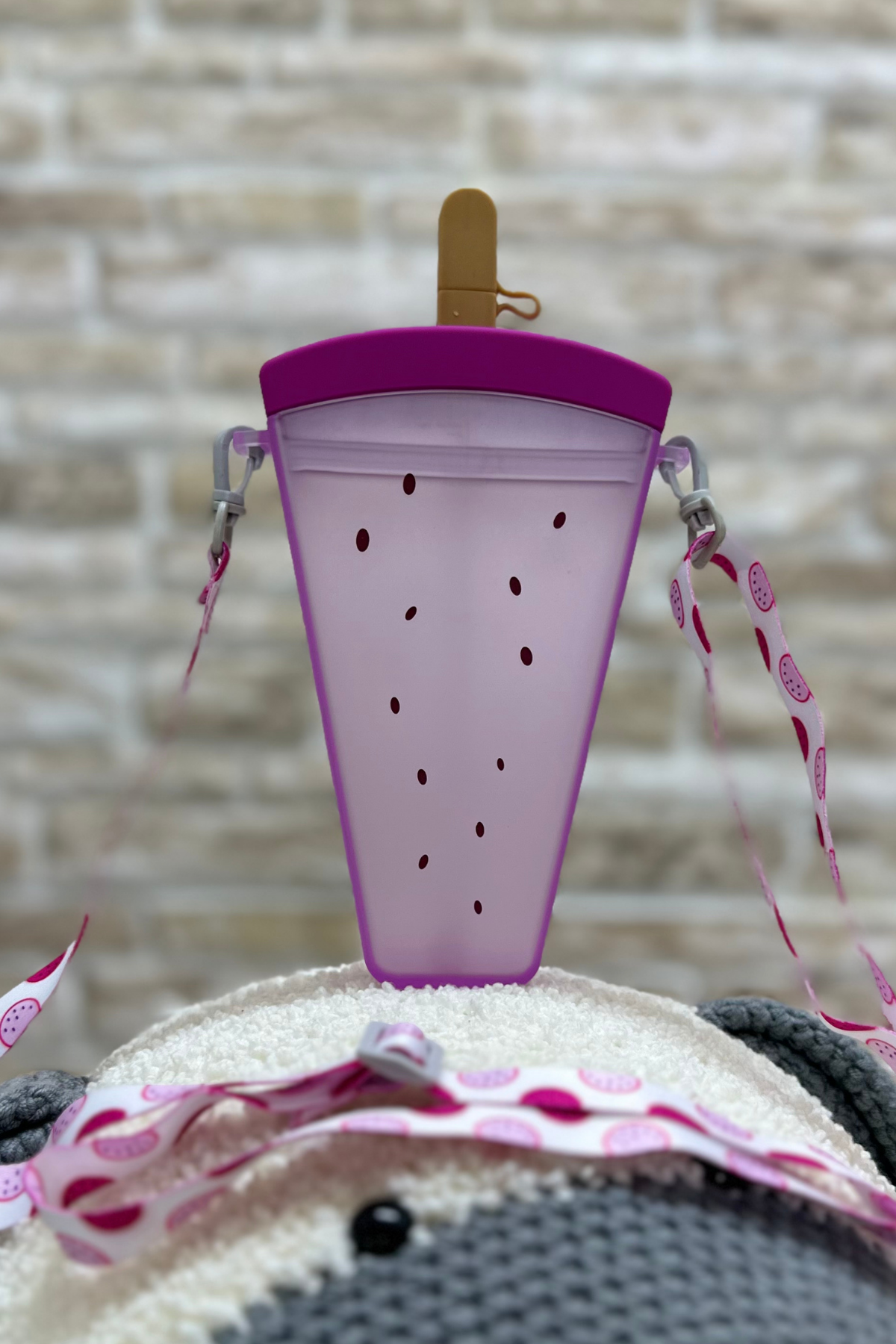 Meyve Dilimi Mor Su Matarası 400 ML