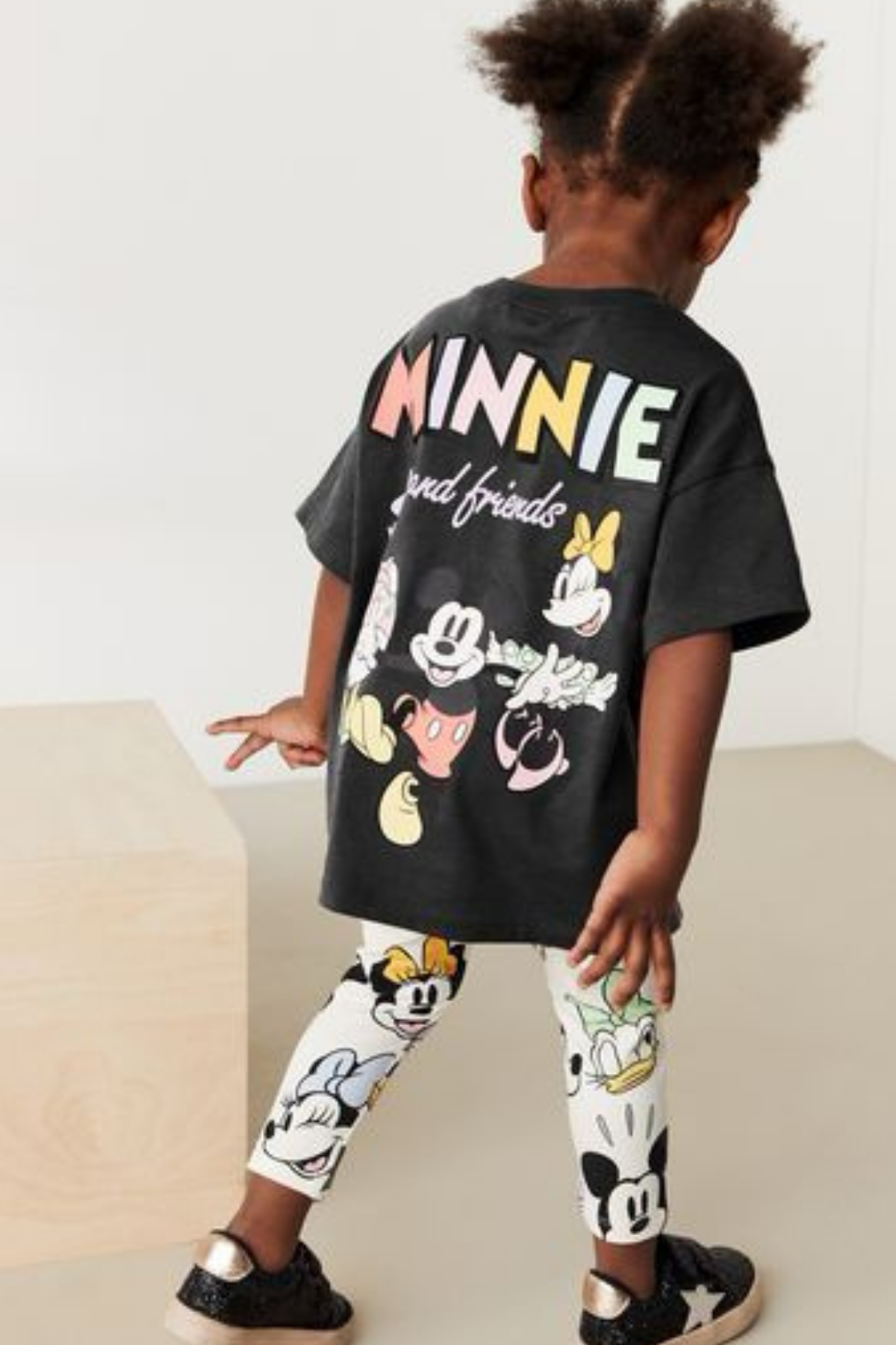 Mickey Friends Cep Detaylı Fitilli Tayt Takım