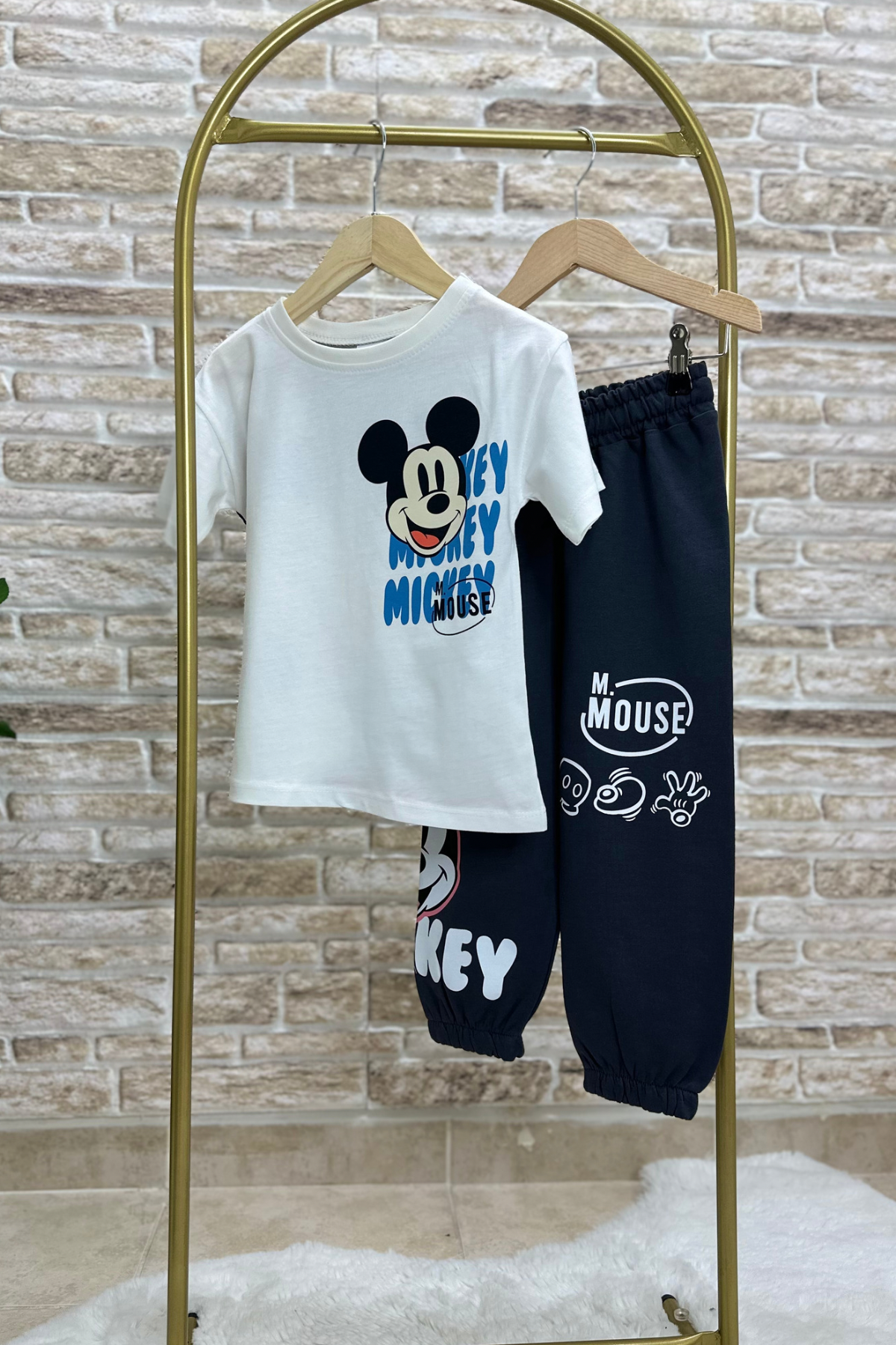 Mickey Mouse Tshirt Eşofman Takım