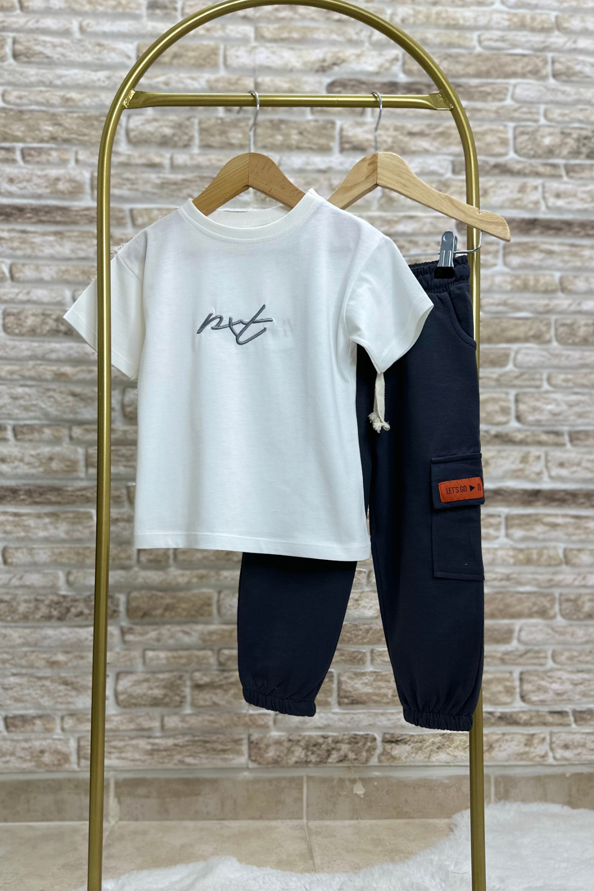 Next Antrasit Kargo Cepli Eşofman Takım