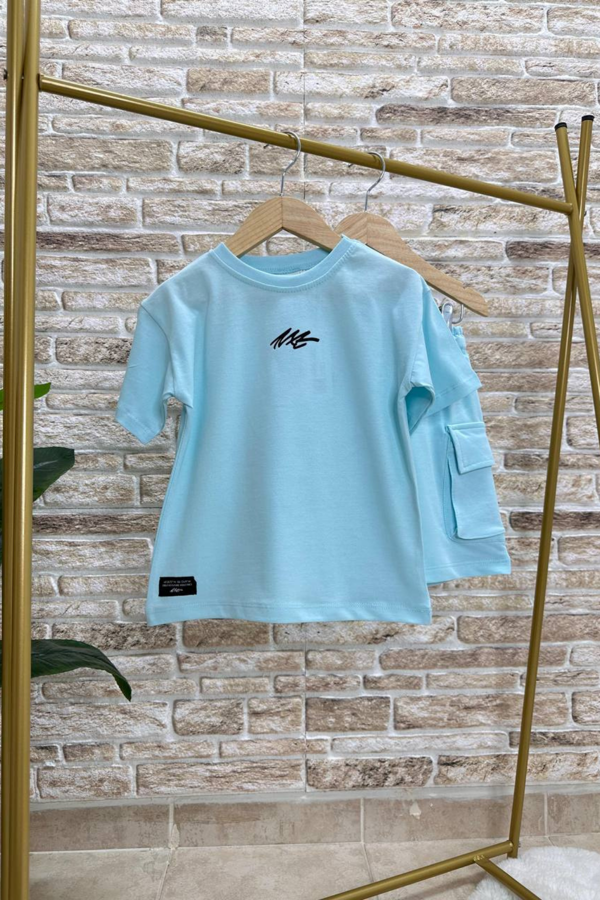 Next Turkuaz Şortlu Takım