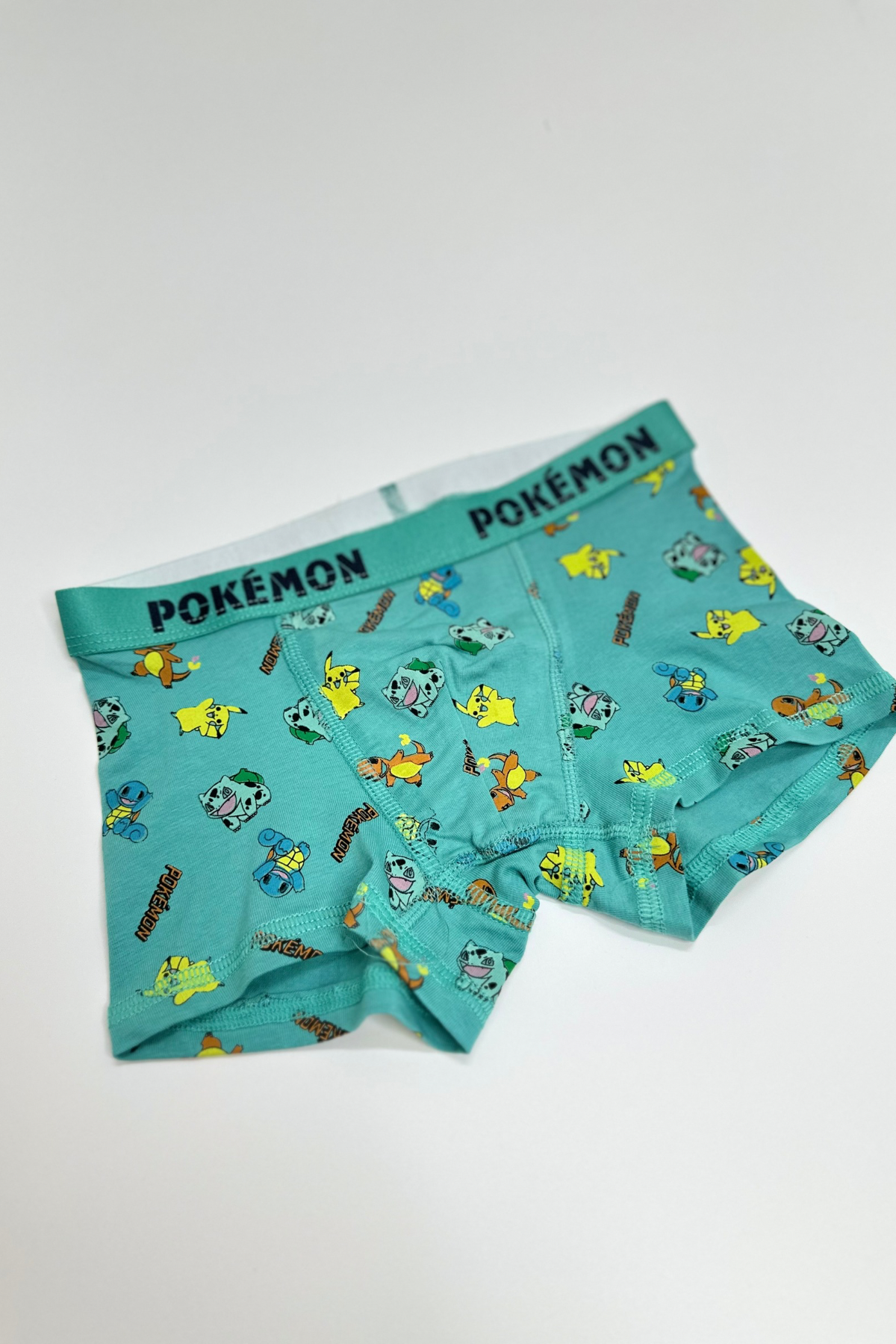 Pokemon Yeşil Desenli Boxer