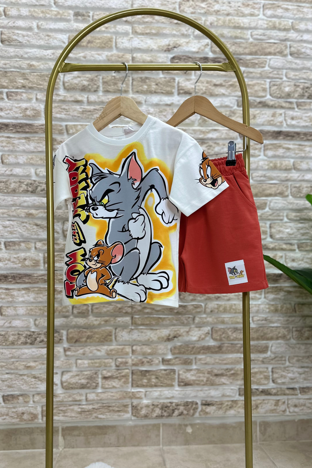 Tom & Jerry Kiremit Şortlu Takım