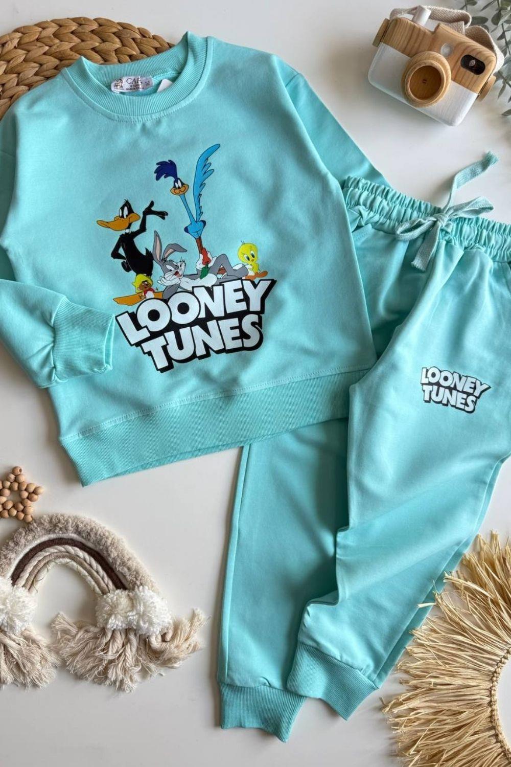 Unisex 2 İplik Looney Tunes Mint Takım