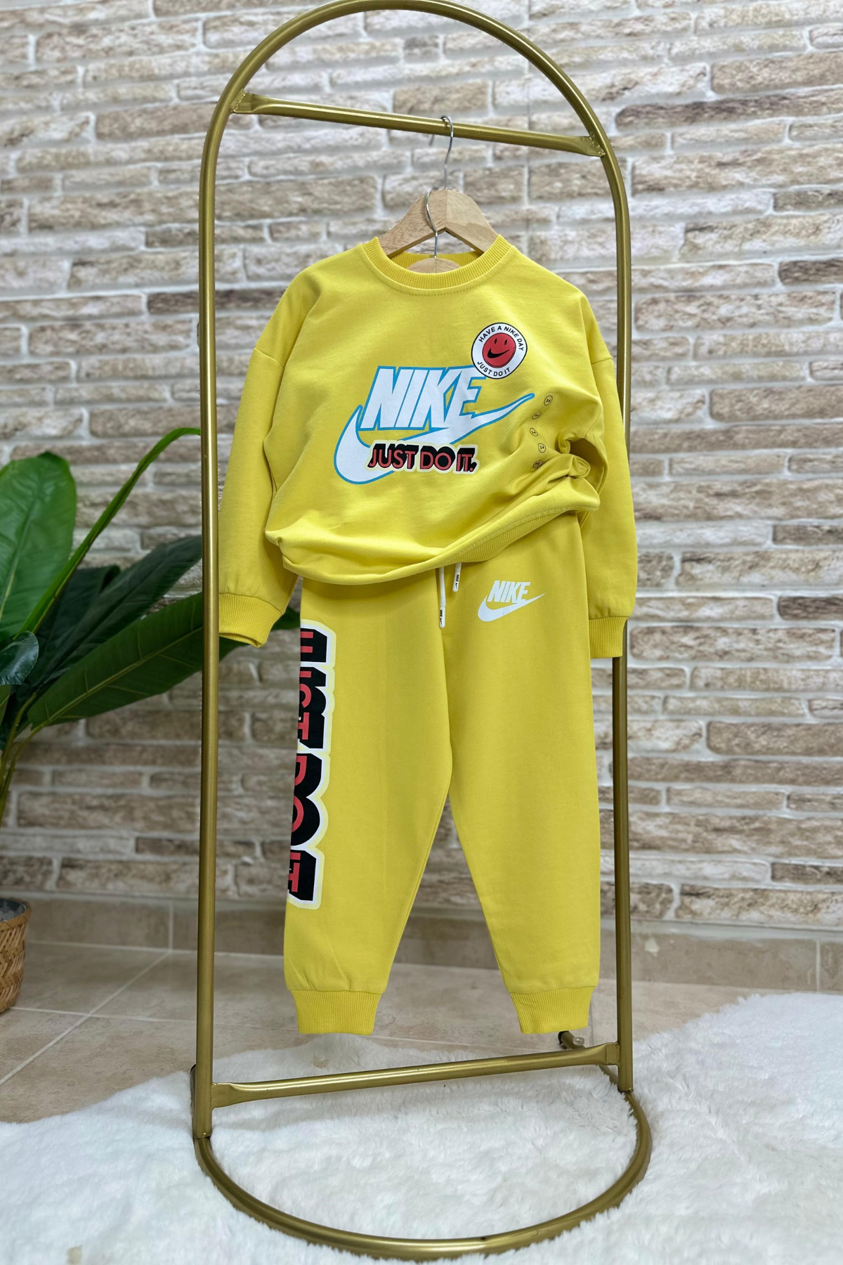 Unisex  2 İplik Nke Sarı Takım 