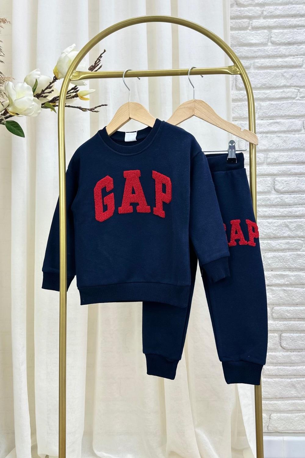 Unisex 3 İplik Gap Laci Bordo Takım