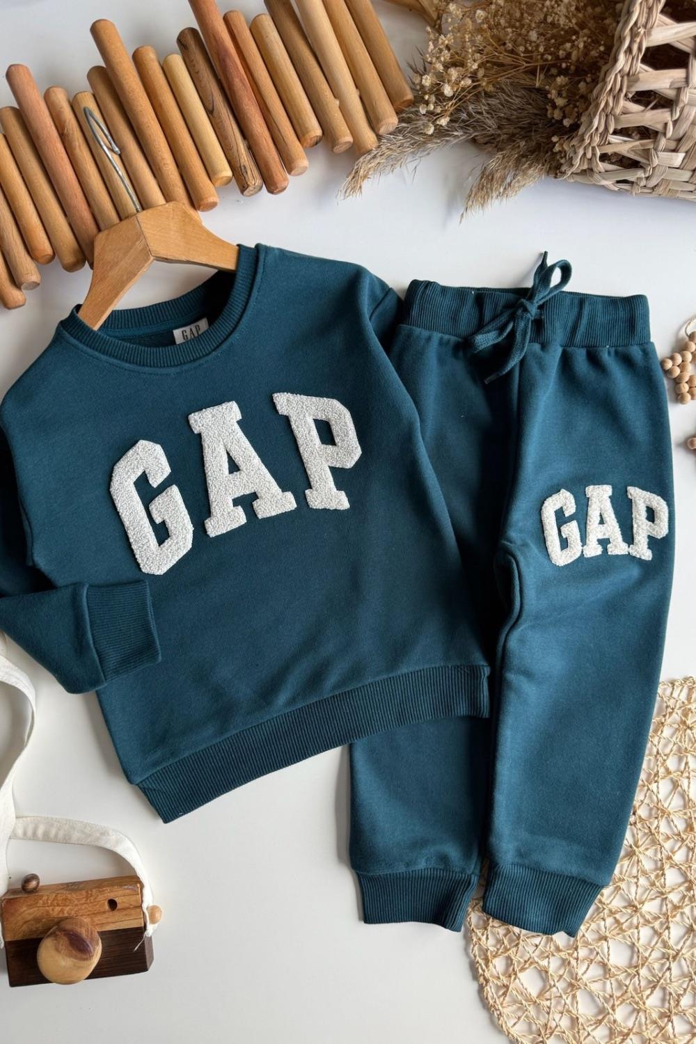 Unisex 3 İplik Gap Petrol Renk Takım