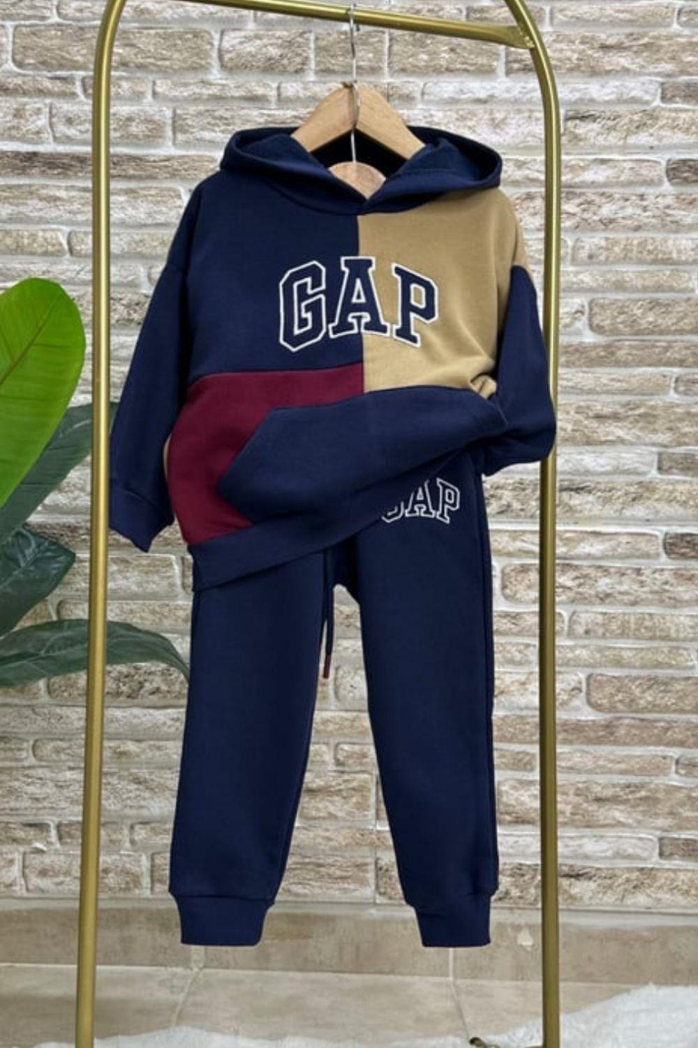 Unisex 3 İplik Parçalı Renk Gap Takım