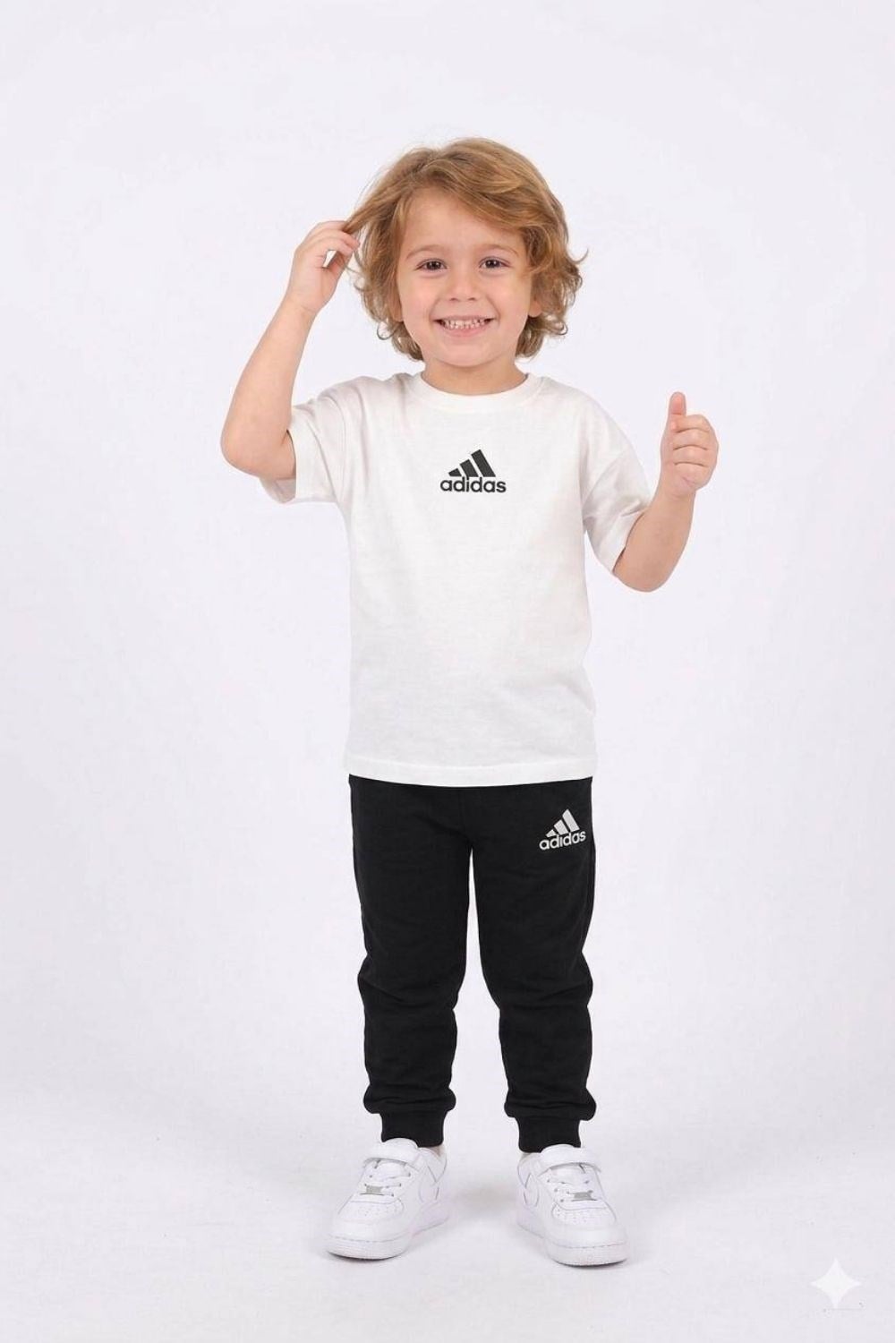 Unisex Adids Tshirtlü İkili Takım