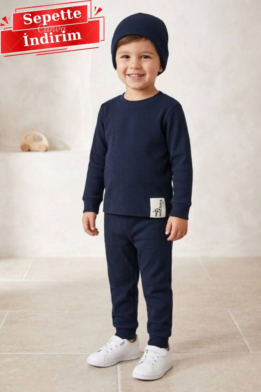 Unisex Bereli Kaşkorse Koyu Laci Takım