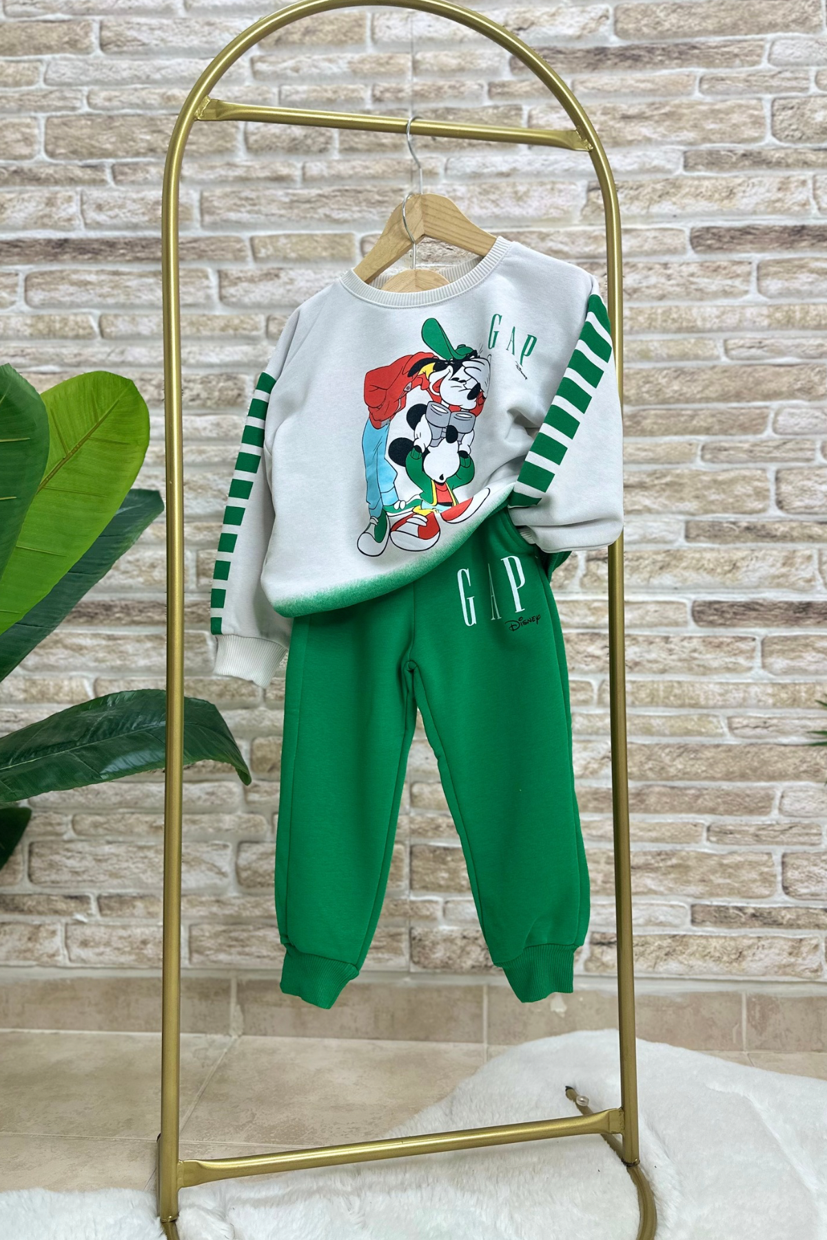 Unisex Çocuk Mickey & Goofy gap Takım