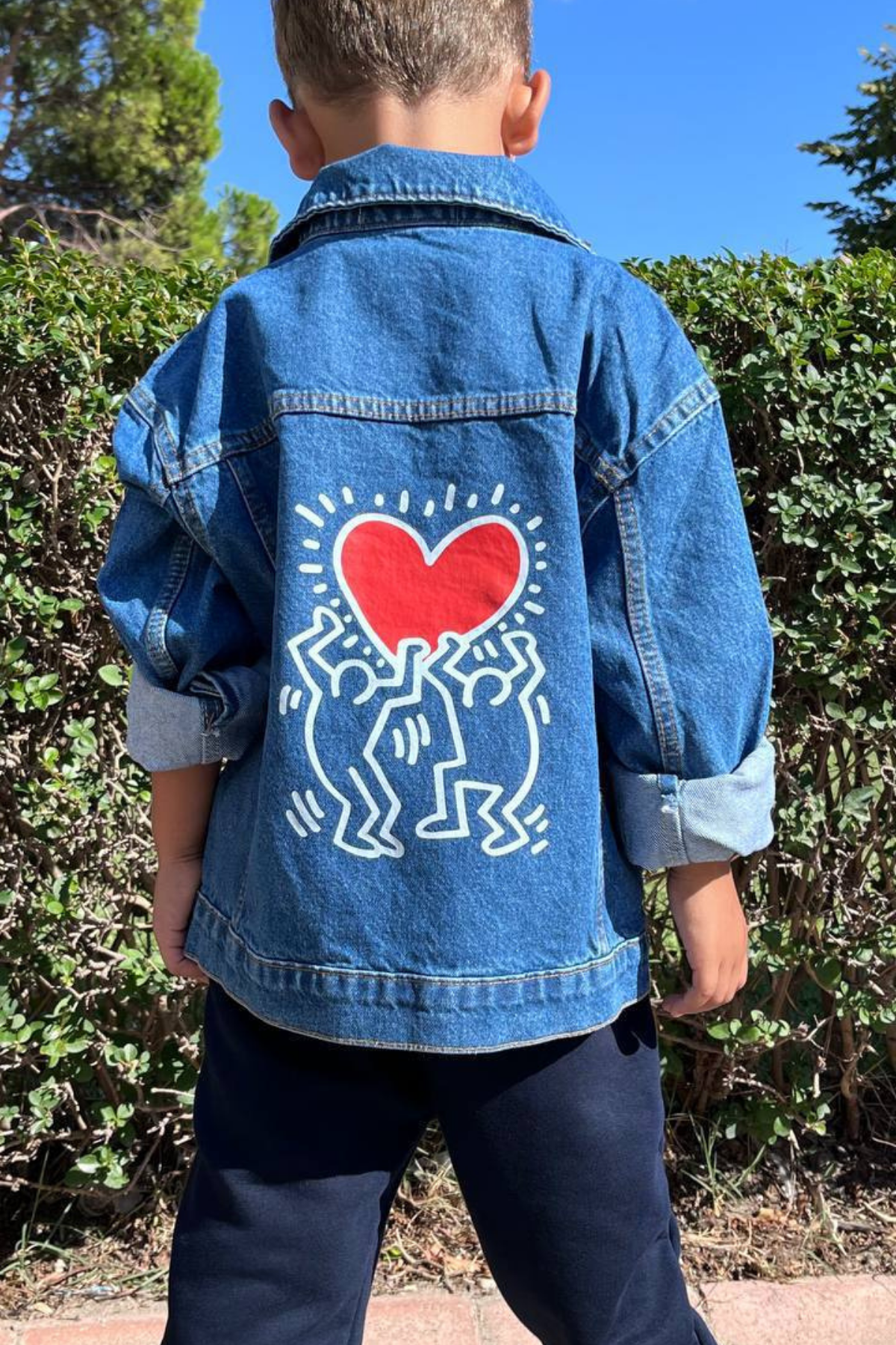 Unisex Denim Kalpli  Kot Ceket