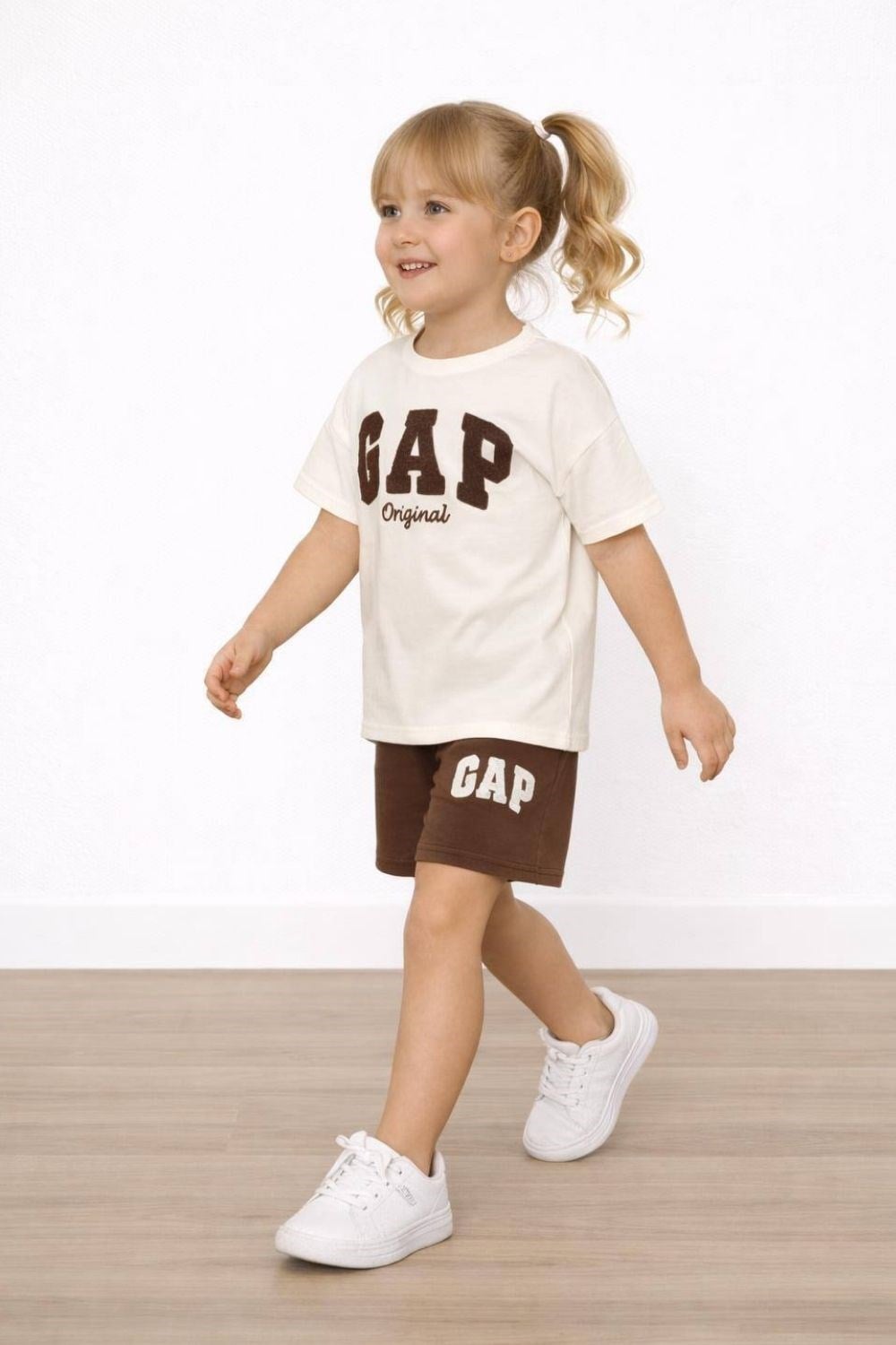 Unisex Gp Kahve Şortlu Takım