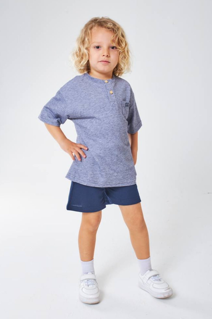 Unisex Laci Şortlu Gap Yaz Takım