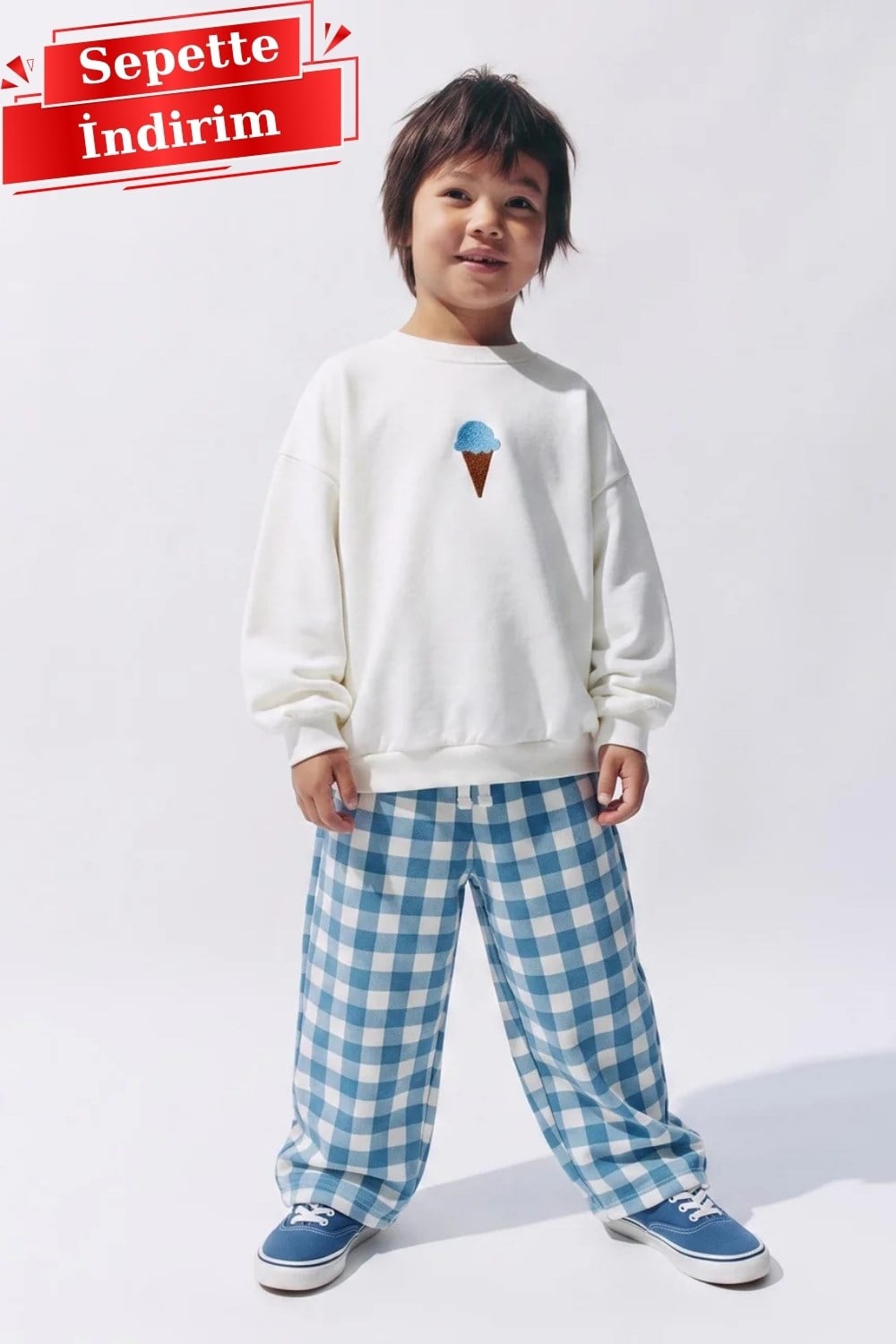 Unisex Laciel Kareli Dondurmalı Takım