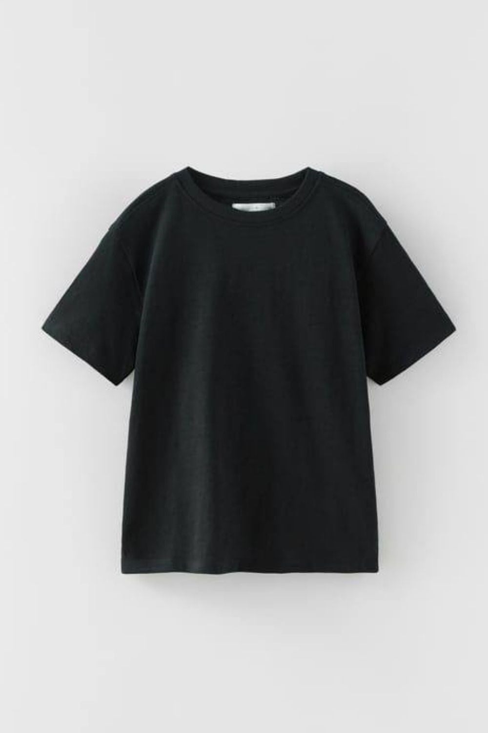 Unisex Laciel Kısa Kollu Siyah Tshirt