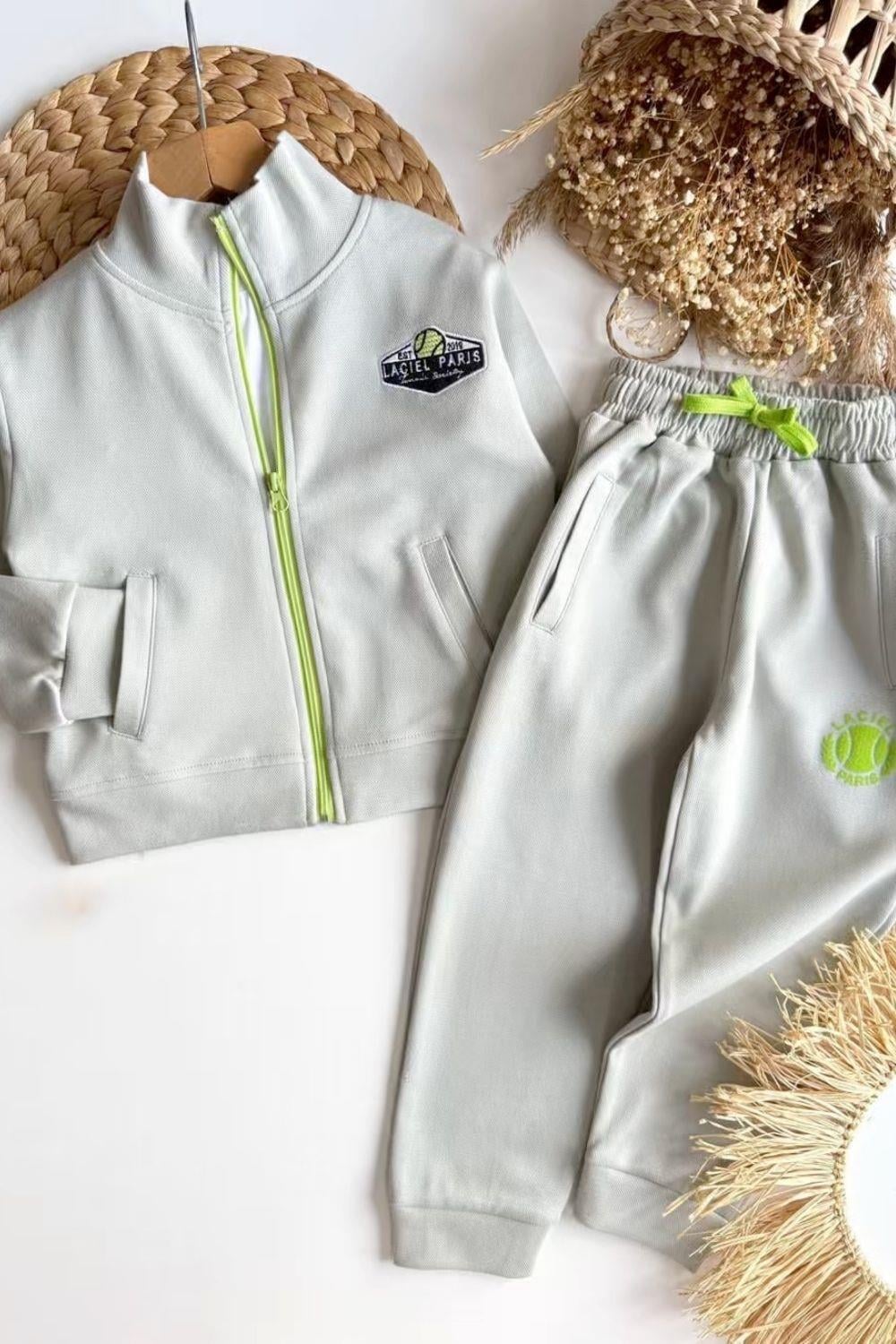 Unisex Laciel Neon Fermuarlı Takım