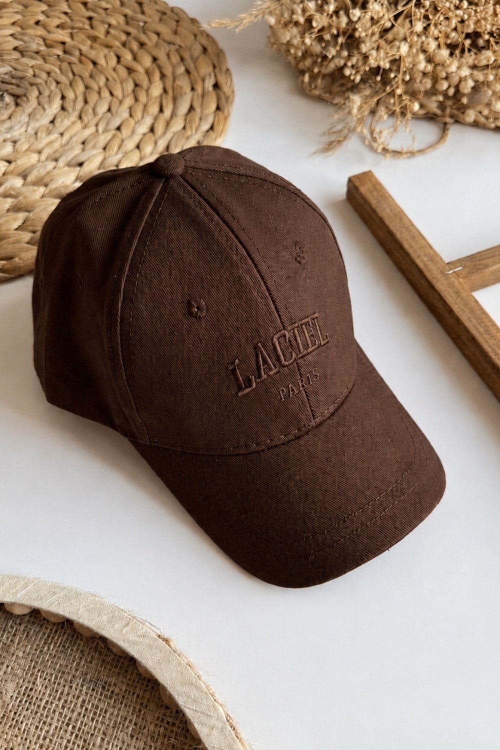 Unisex Laciel Paris Kahve Şapka
