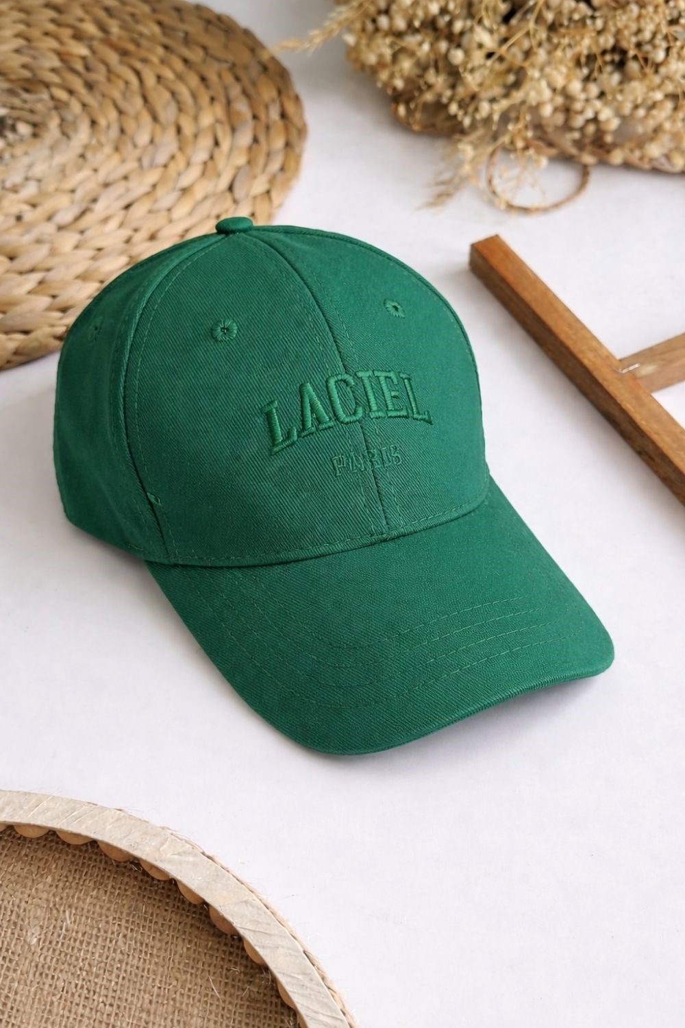 Unisex Laciel Paris Yeşil Şapka