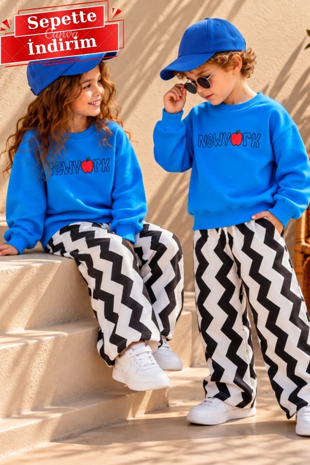 Unisex New York 3 İplik Takım