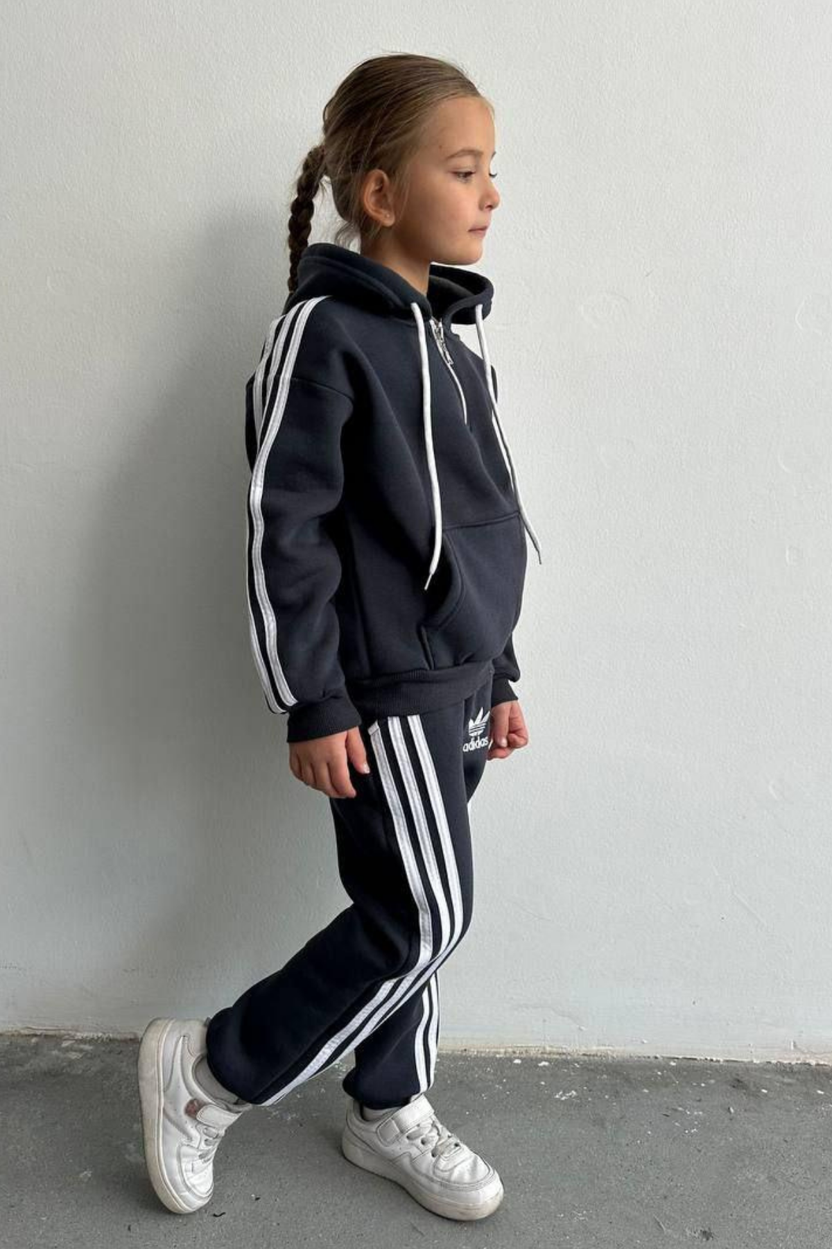 Unisex Şardonlu Lacivert Adids Takım