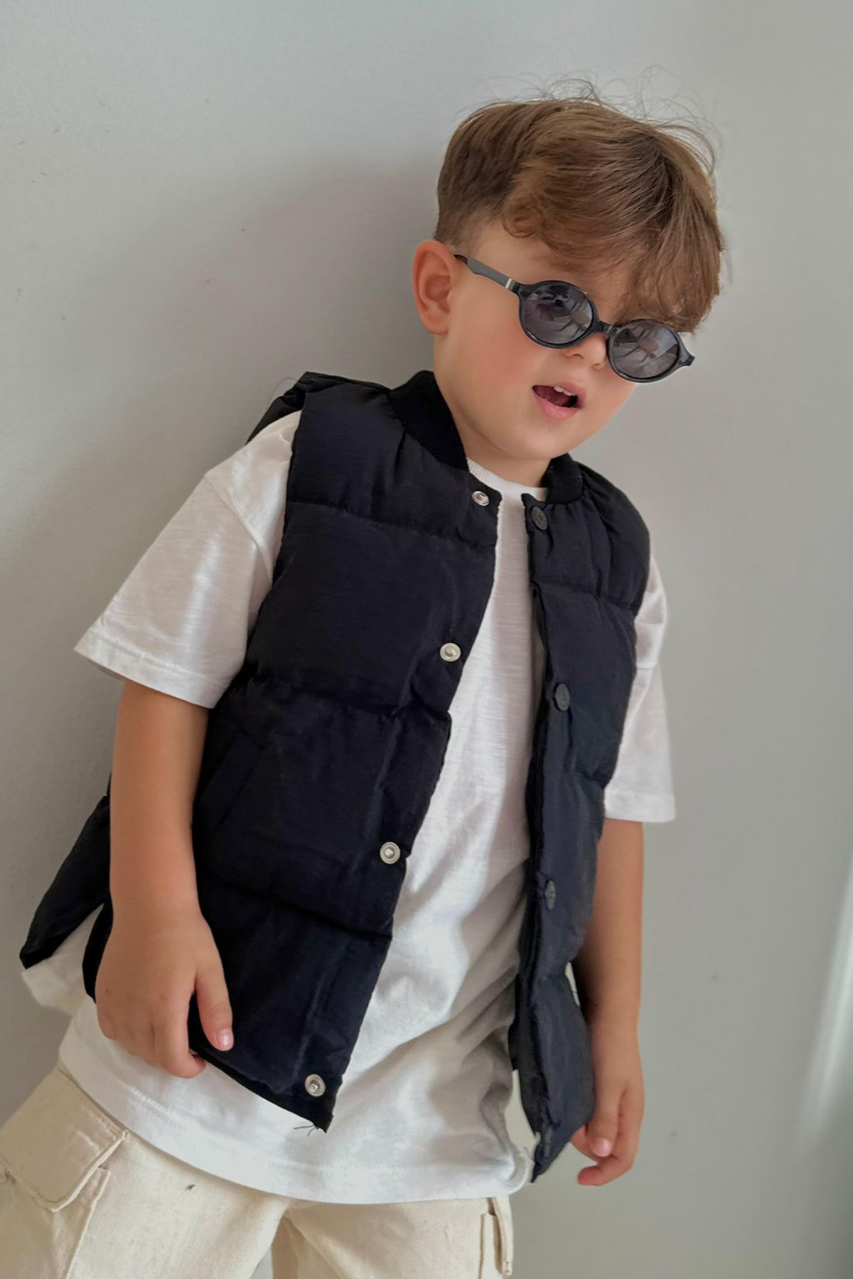 Unisex Siyah Şişme Yelek