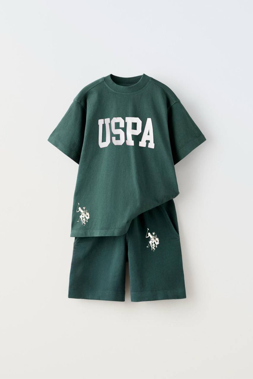 Unisex Us Yeşil Şortlu Takım  