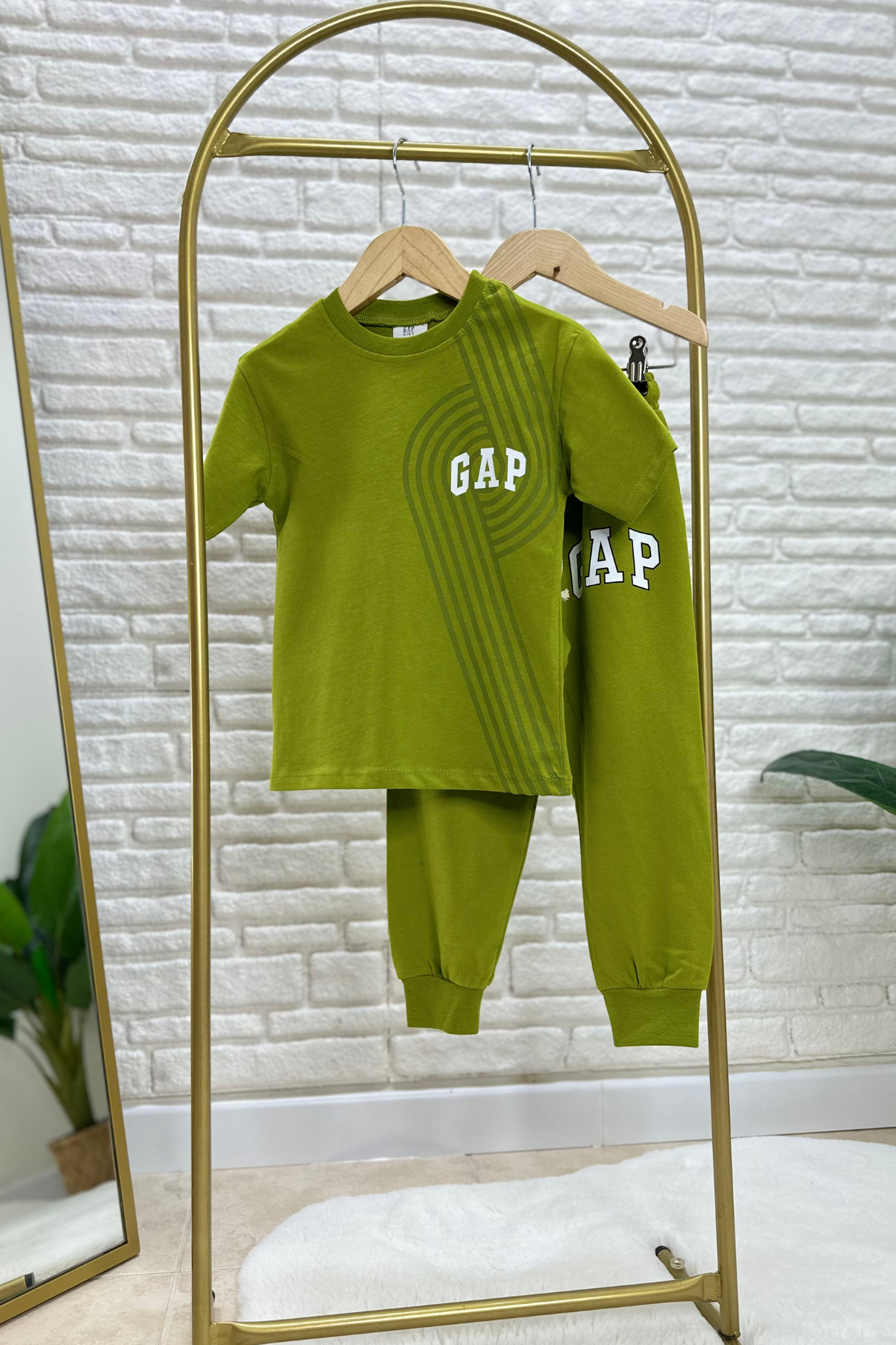 Unisex Yeşilli Gap Takım 