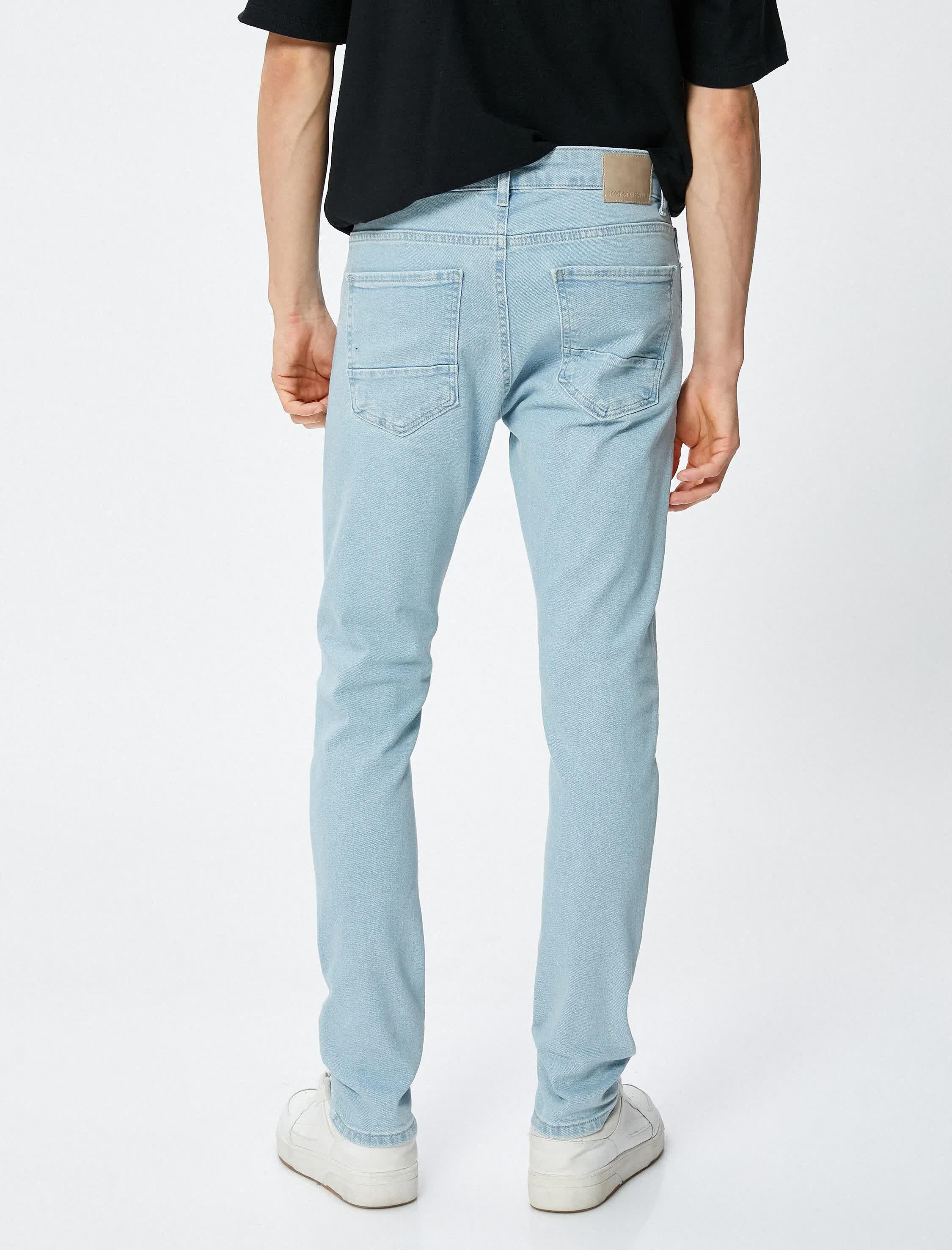 Dar Kesim Skinny Fit Kot Pantolon - Michael Jean