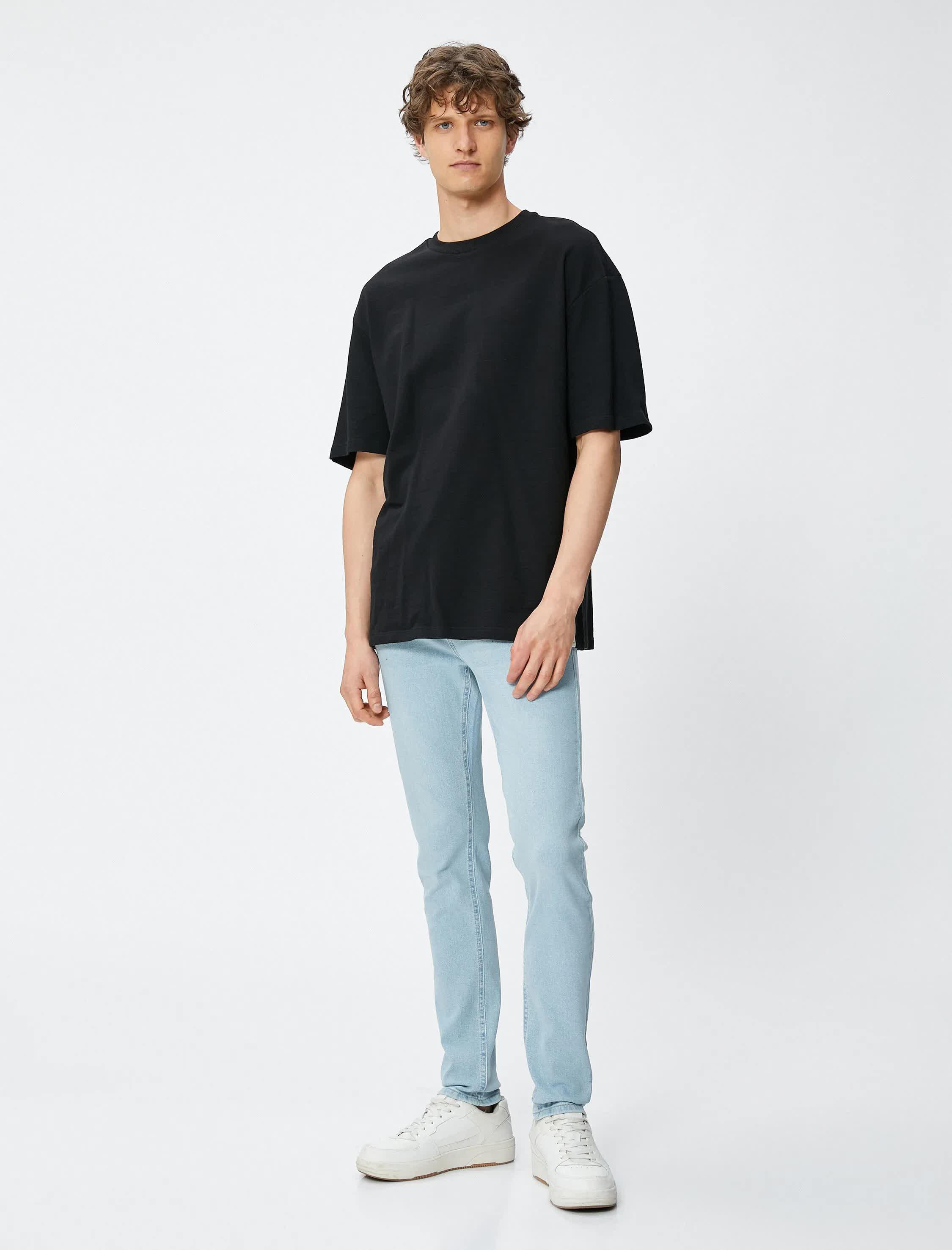 Dar Kesim Skinny Fit Kot Pantolon - Michael Jean