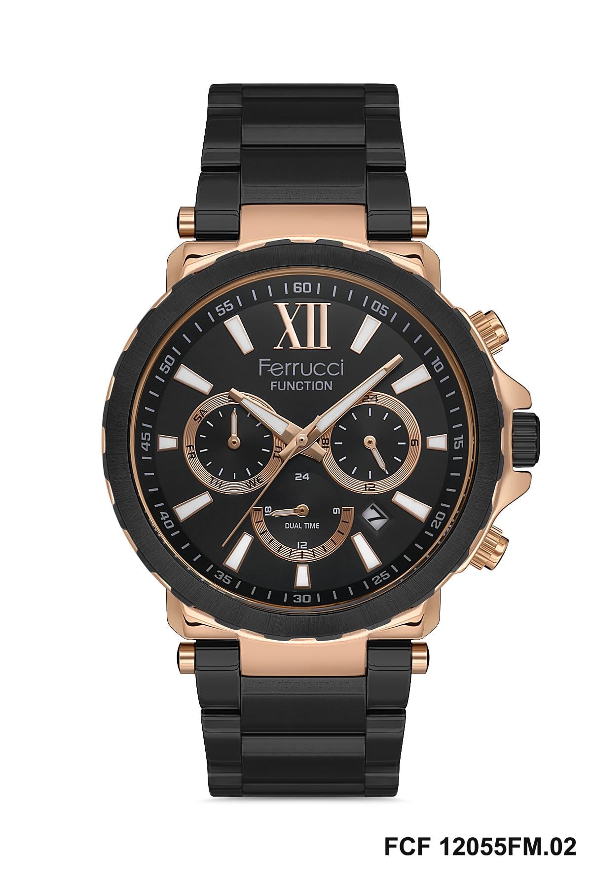 FCF 0923 12055M.2 Fonksiyonlu Metal Kol Saati