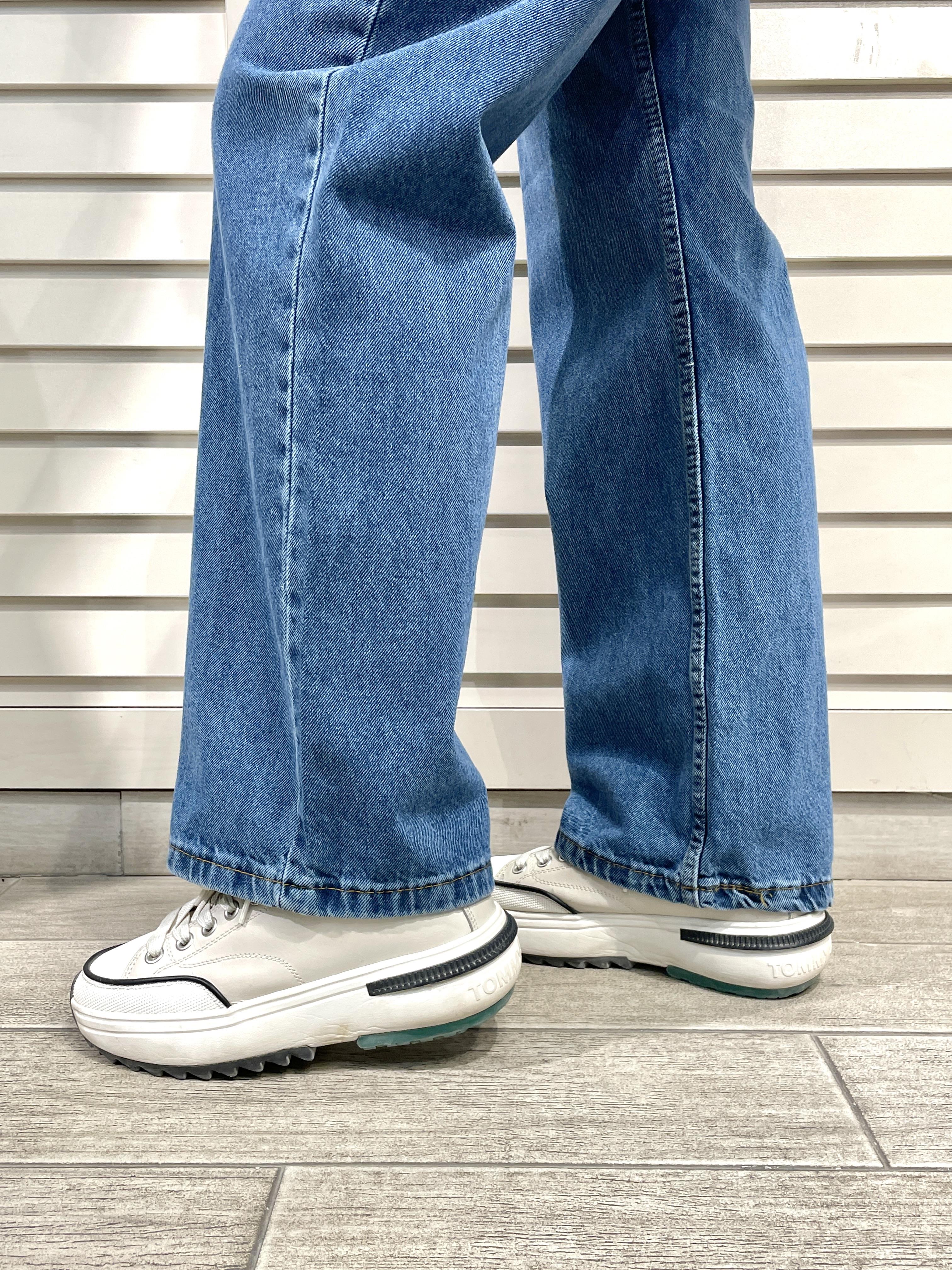 Mavi Kadın Düz Salaş Kot Pantolon - Mom Jean
