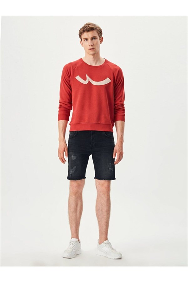 Erkek Siyah Sweatshirt