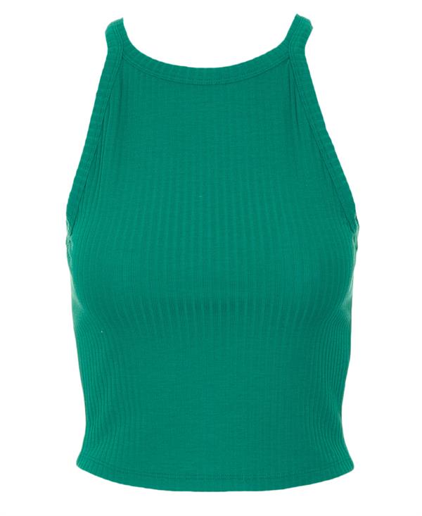 ONLEMMA Kadın Yeşil Crop Atlet