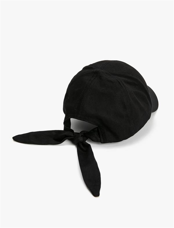 Basic Cap Şapka Pamuklu Bağlama Detaylı