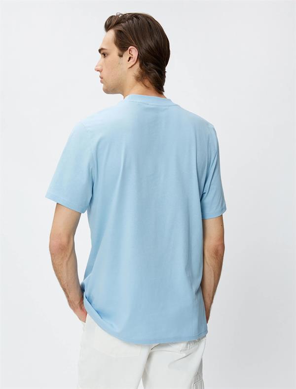 Mavi Erkek Basic Tişört Bisiklet Yaka Kısa Kollu
