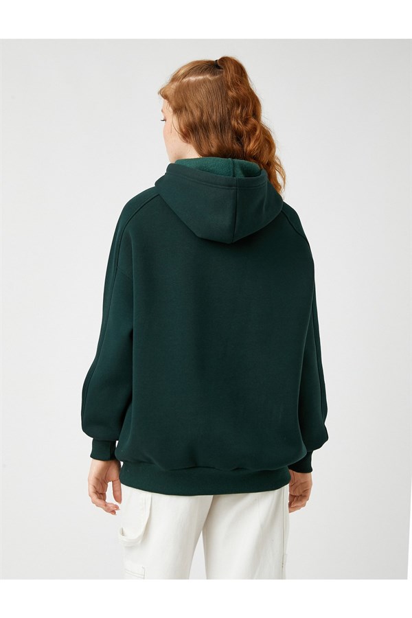 Oversize Kapüşonlu Sweatshirt
