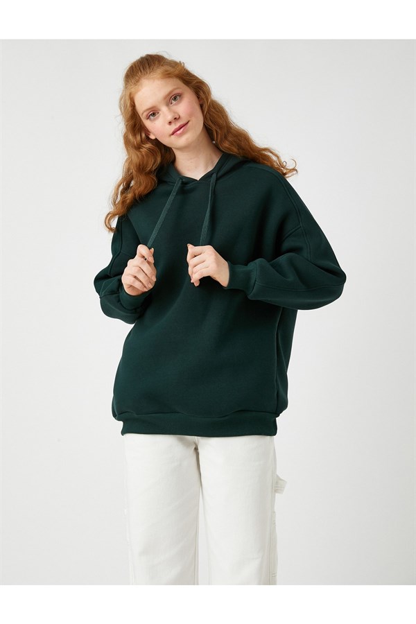 Oversize Kapüşonlu Sweatshirt