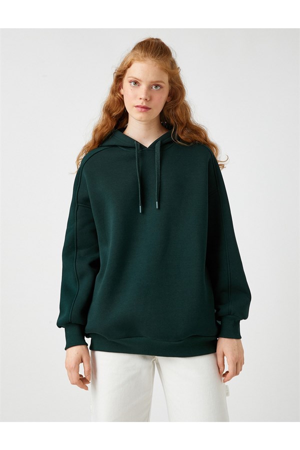 Oversize Kapüşonlu Sweatshirt
