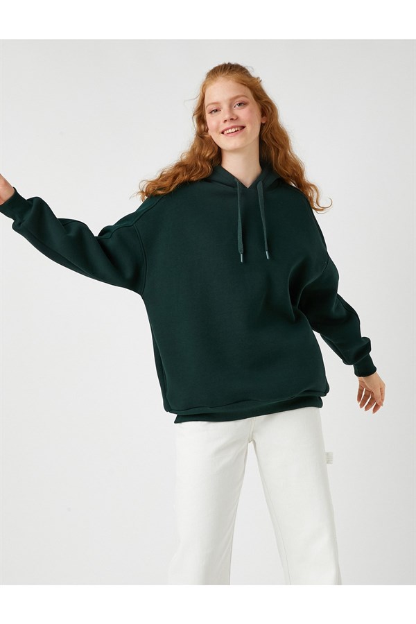 Oversize Kapüşonlu Sweatshirt