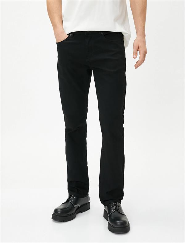 Straight Fit Boru Paça Kot Pantolon - Mark Jean